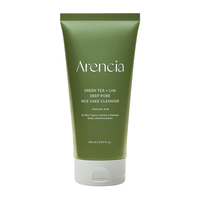 Arencia Green Tea + LHA Deep Pore Rice Cake Cleanser 150g – Limpiador exfoliante facial