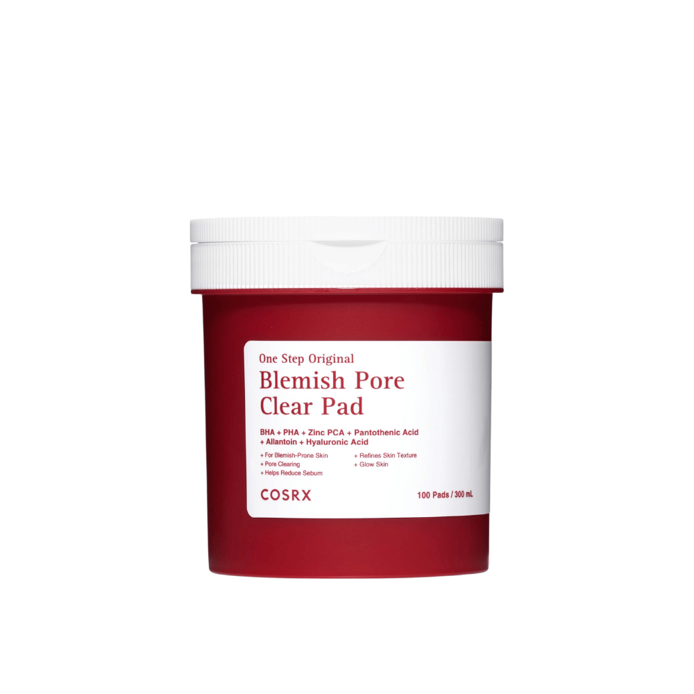 COSRX One Step Original Blemish Pore Clear Pad (100 pads) – Pads exfoliantes coreanos by COSRX – exfoliante facial coreano, size 100 pads, color Clear at Korean Glow