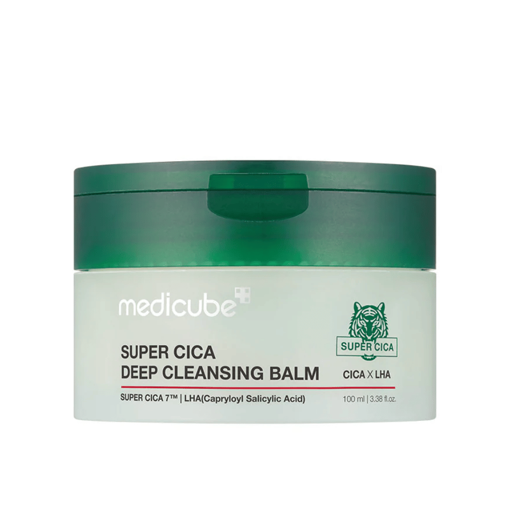 Medicube Super Cica Deep Cleansing Balm 100ml – Limpiador exfoliante facial by Medicube – bálsamo labial coreano, size 100 ml at Korean Glow