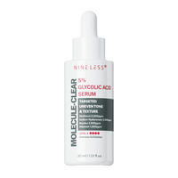 NINELESS Molecule-Clear 5% Glycolic Acid Serum 30ml – Sérum exfoliante facial