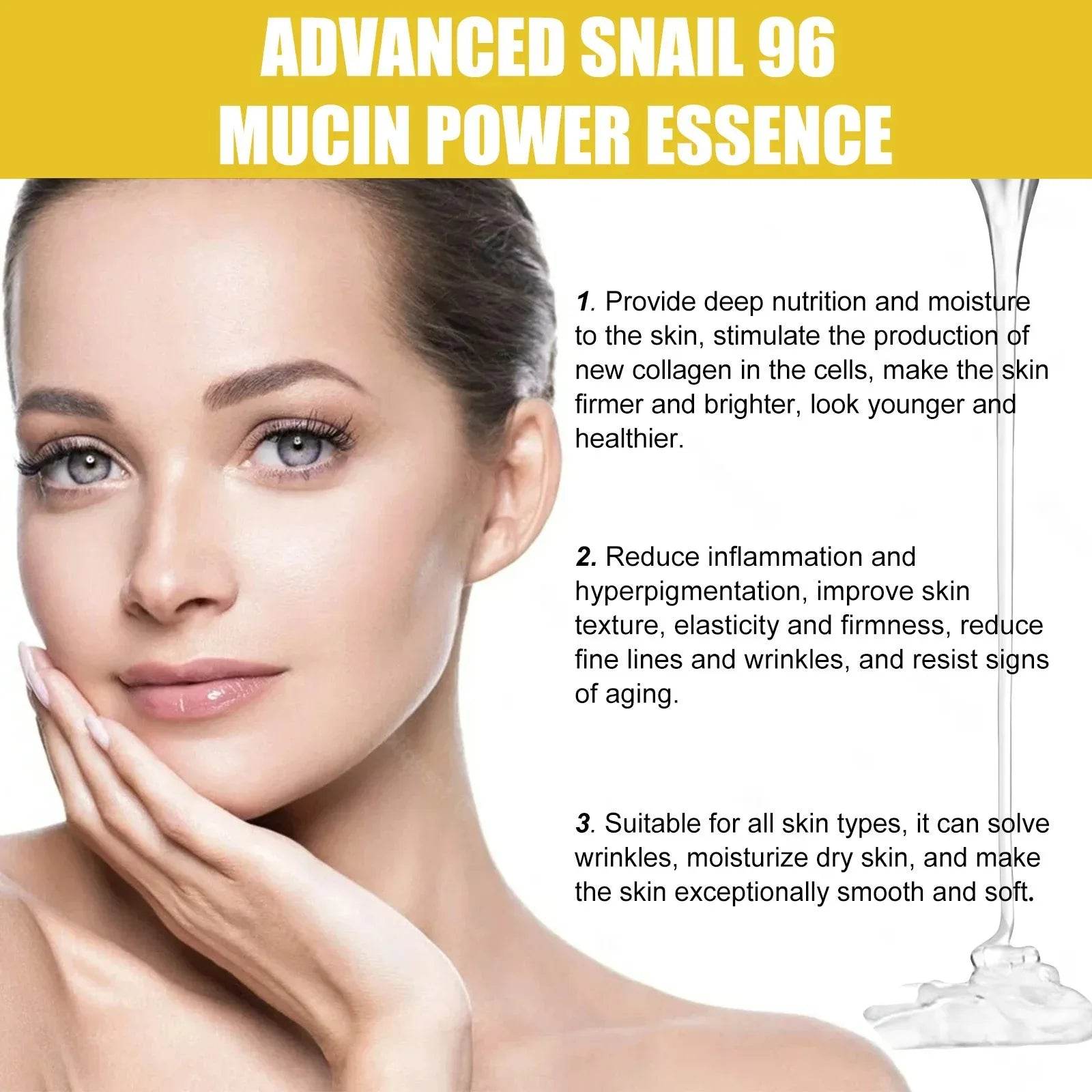 COSRX -Advanced Snail 96 Mucin Powerl ESSENCE 100ml - Korean Glow