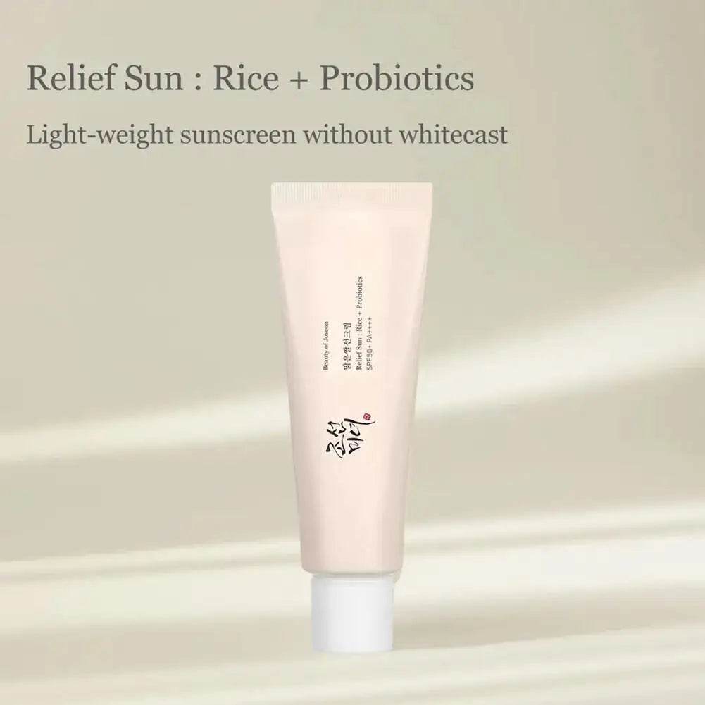 BEAUTY OF JOSEON -Relief Sun:Rice +Probiótic SPF50+++-50ml - Korean Glow