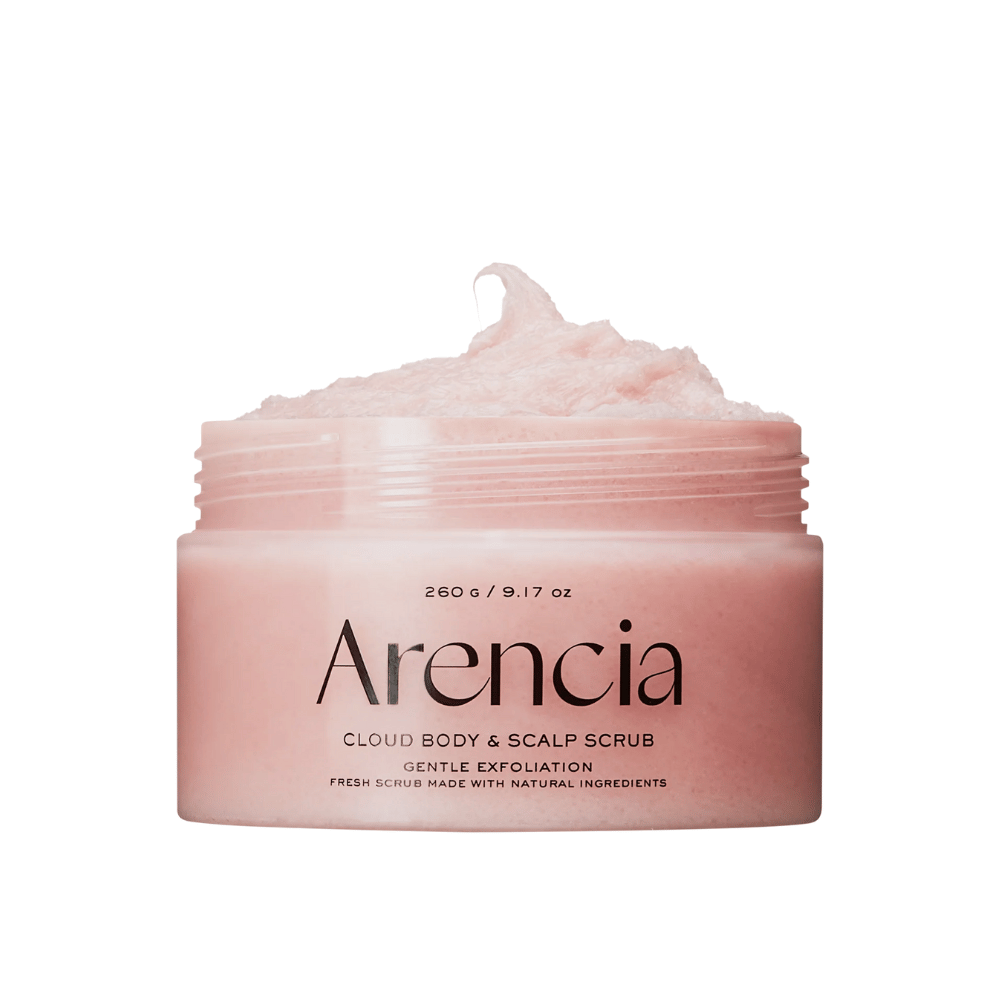 Arencia Fresh Cloud Scrub Lavender & Pear 260g – Exfoliante corporal coreano by Arencia – exfoliante facial coreano, size 260 g, color Lavender at Korean Glow