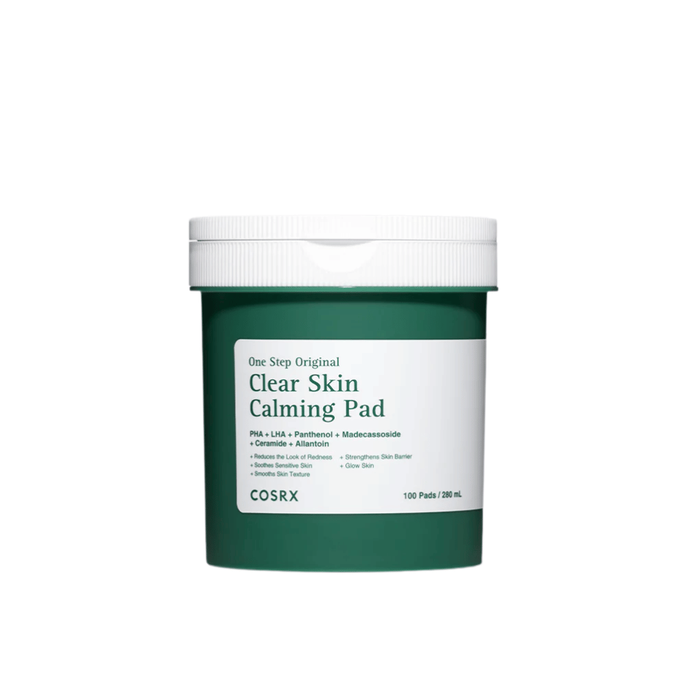 COSRX One Step Original Clear Skin Calming Pad (100 pads) – Pads exfoliantes coreanos by COSRX – exfoliante facial coreano, size 100 pads, color Clear at Korean Glow