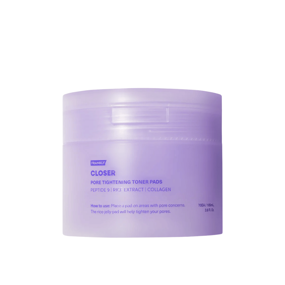 FRANKLY Closer Pore Tightening Toner Pads (70 pads) – Pads exfoliantes coreanos by FRANKLY – exfoliante facial coreano, size 70 pads at Korean Glow