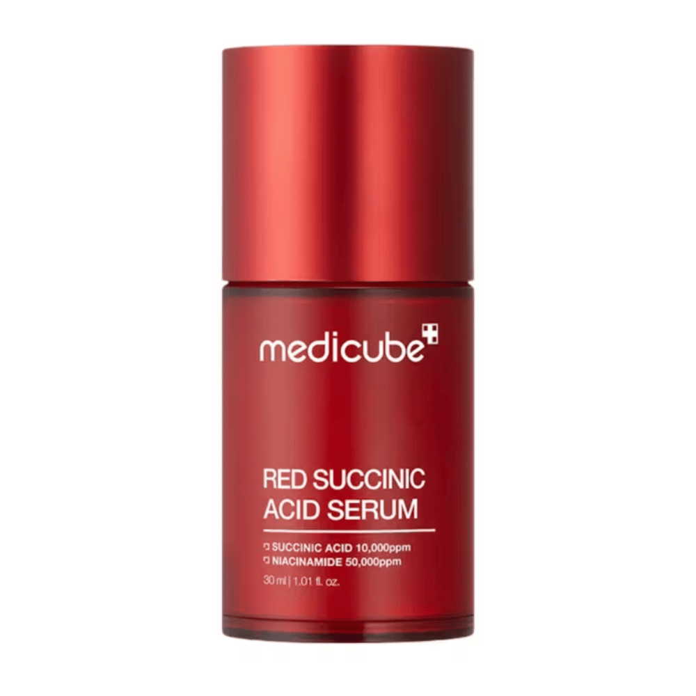 Medicube Red Succinic Acid Clarifying Serum 30ml – Sérum exfoliante facial by Medicube – exfoliante facial coreano, size 30 ml, color Red at Korean Glow