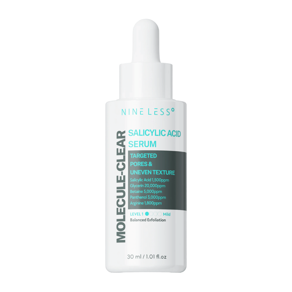 NINELESS Molecule-Clear Salicylic Acid Serum 30ml – Sérum exfoliante facial by NINELESS – exfoliante facial coreano, size 30 ml, color Clear at Korean Glow