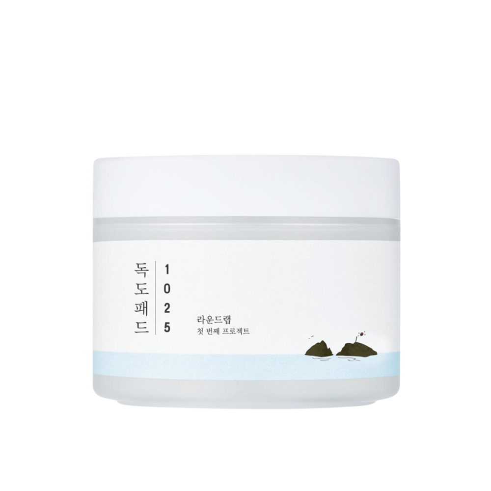 Round Lab 1025 Dokdo Pad 120ml (70 pads) – Pads exfoliantes coreanos by Round Lab – exfoliante facial coreano, size 120 ml at Korean Glow