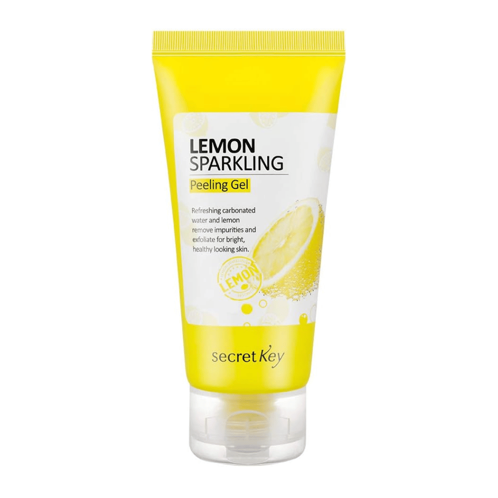 Secret Key Lemon Sparkling Peeling Gel 120ml – Peeling facial by Secret Key – exfoliante facial coreano, size 120 ml at Korean Glow