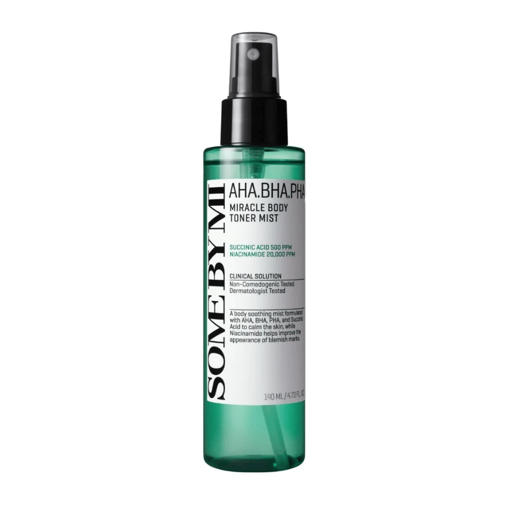 SOME BY MI AHA, BHA, PHA Miracle Body Toner Mist 140ml – Exfoliante corporal coreano by SOME BY MI – exfoliante facial coreano, size 140 ml at Korean Glow